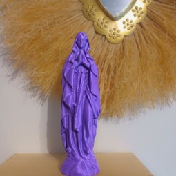Vierge Sacrée Colorée -Violet-